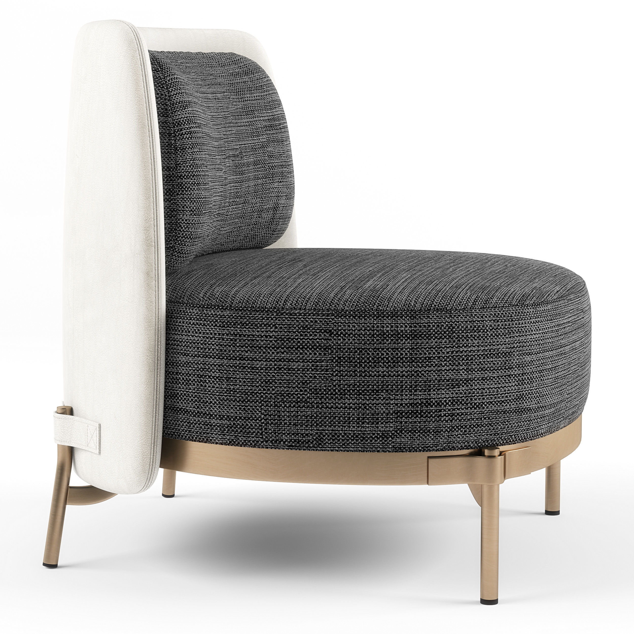 Minotti Tape Armchairs 3d model 3D model