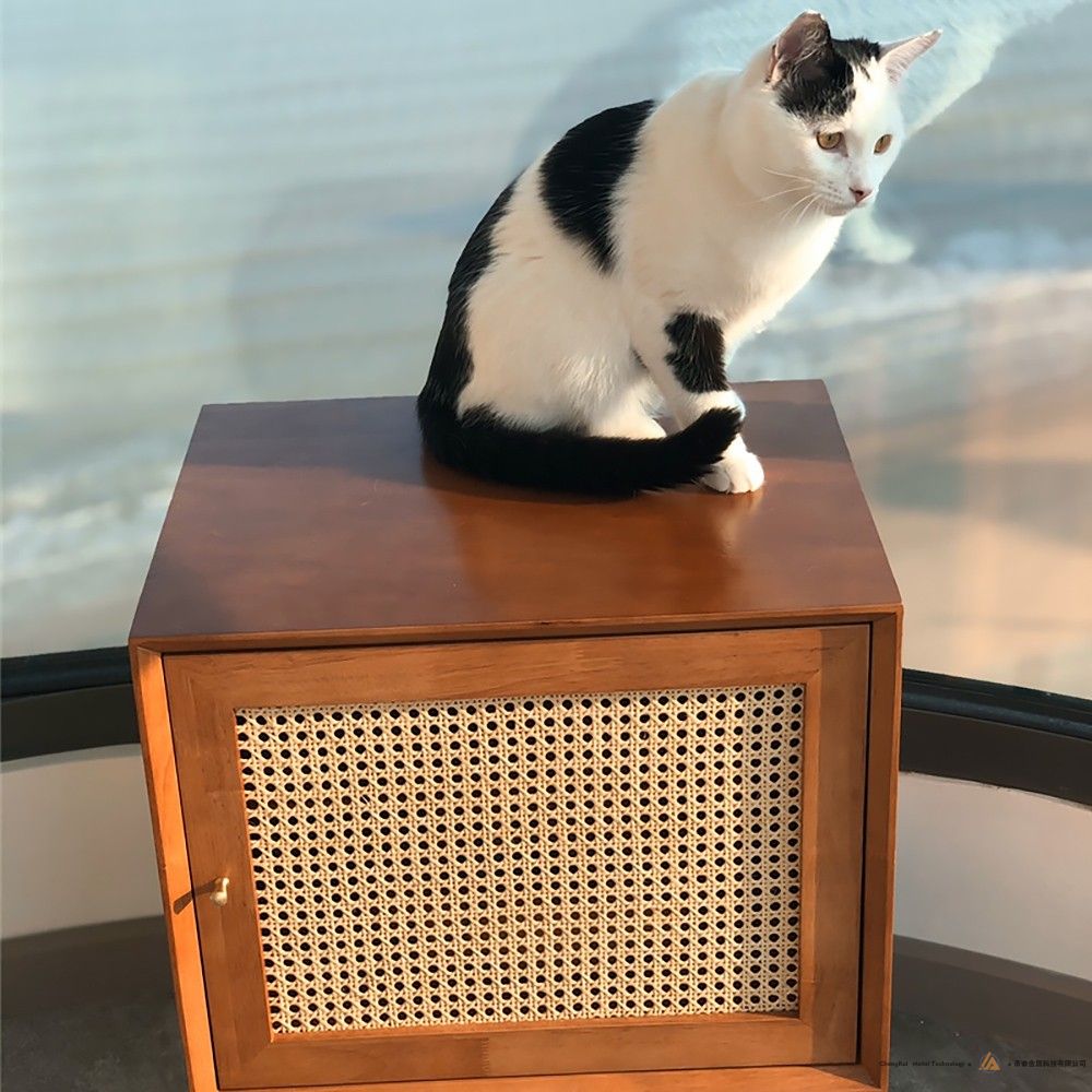 现代床头柜带储物柜的床头柜实木腿客厅卧室家具