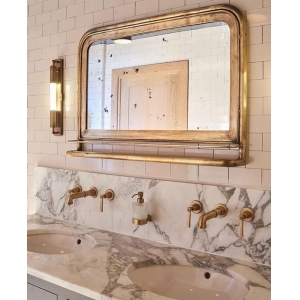 传统西班牙瓷砖贴纸全铜管镜子