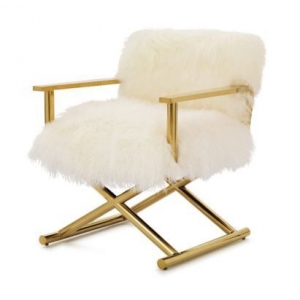 奥特曼西藏羊毛椅,西藏毛皮椅总监，米切尔·戈尔德和鲍勃·威廉姆斯  如果没有毛茸茸的、舒适的、颓废的座位，我们怎么能谈论质感呢！!