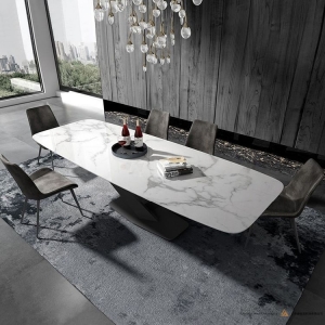 faux marble dining table