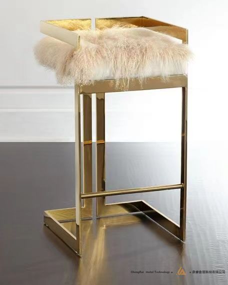 imperial sheepskin barstool